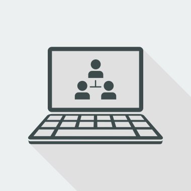 Dijital ağ web simgesi