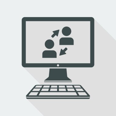 Dijital ağ web simgesi