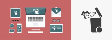 Atık toplama simgesini ayır 