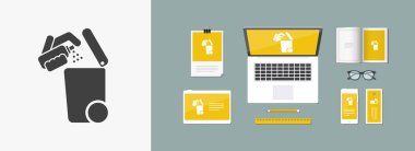 Atık toplama simgesini ayır 