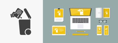 Atık toplama simgesini ayır 