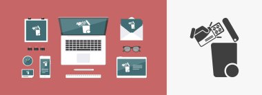 Atık toplama simgesini ayır 