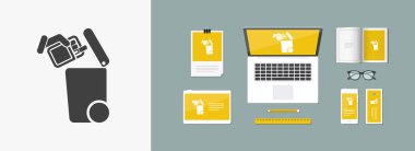 Atık toplama simgesini ayır 