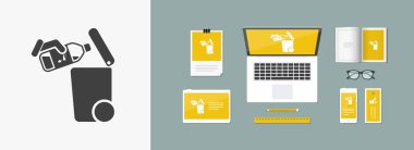 Atık toplama simgesini ayır 