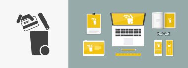 Atık toplama simgesini ayır 