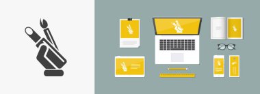 Yukarı Web simgesi yapmak