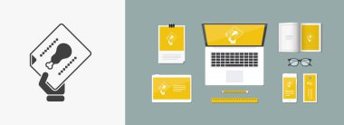 Gıda kağıt simgesi