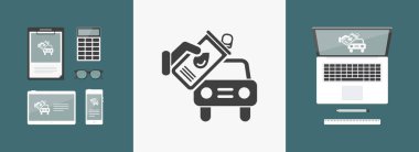 Petrol araba simgesi