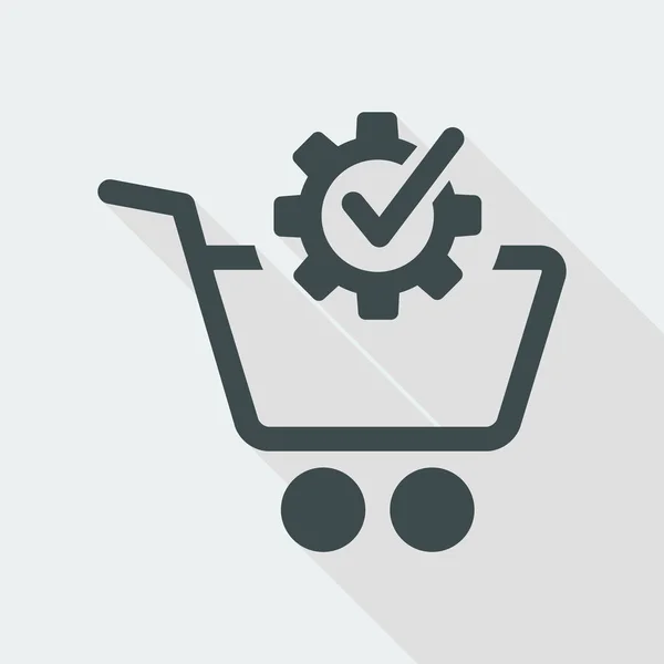 Ícone simples de compras —  Vetores de Stock