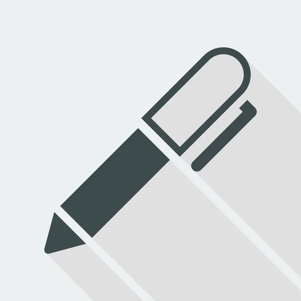 钢笔-平面图标 — 图库矢量图片