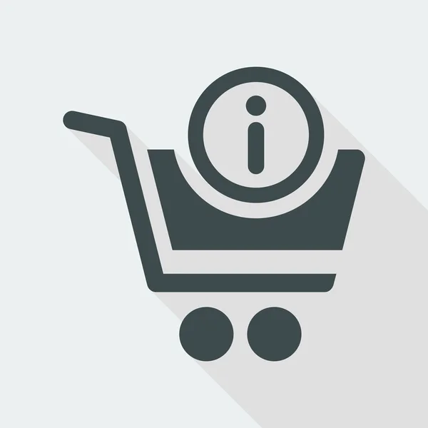 Einkaufen einfaches Symbol — Stockvektor