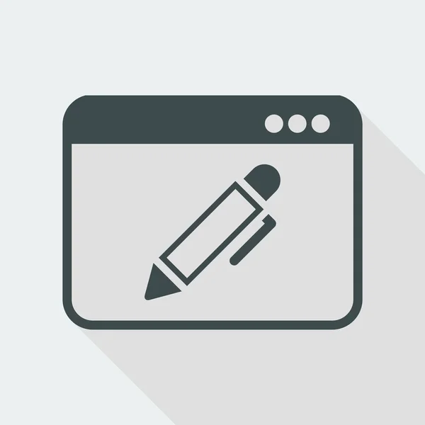 Kalem ve yaratıcı tasarım uygulama — Stok Vektör