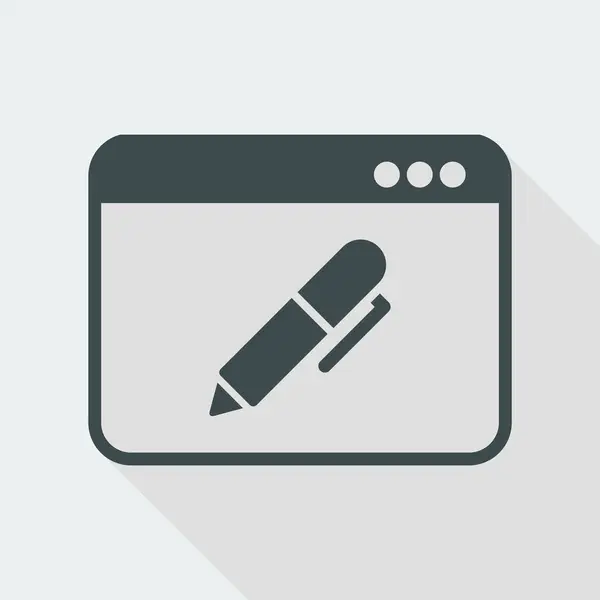 Ручка і додаток для творчого дизайну — стоковий вектор