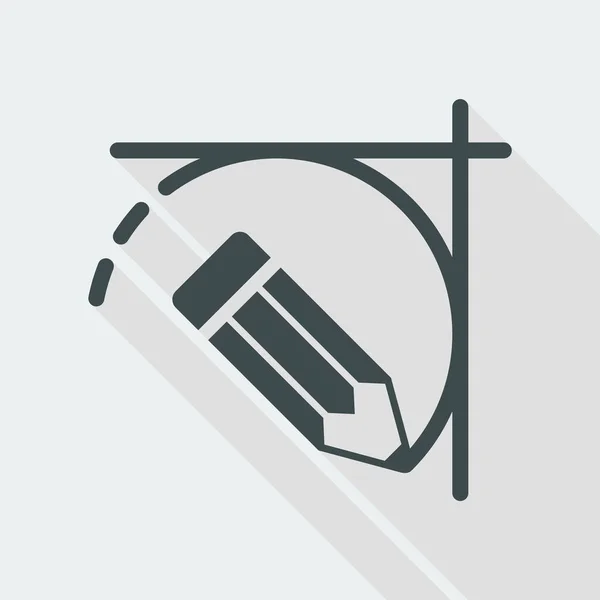 Proyecto bosquejo iconos planos — Vector de stock