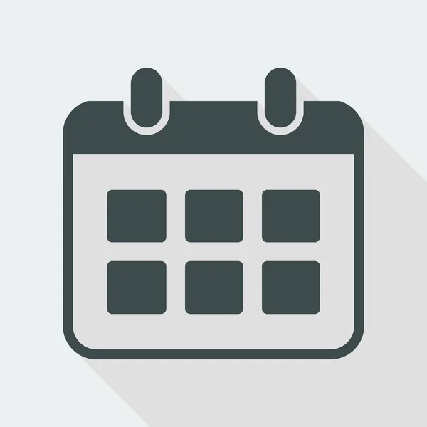 Icono de concepto de calendario — Vector de stock