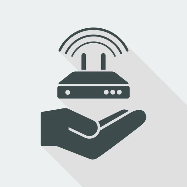 Internet wi-fi area service — Stockvektor