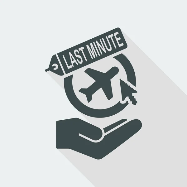 Last-Minute-Symbol — Stockvektor