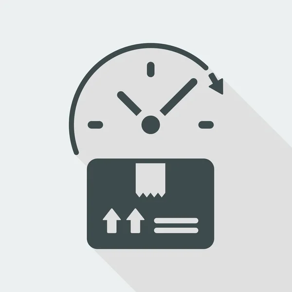 Servicio de entrega constante 24 / 7 icono — Vector de stock