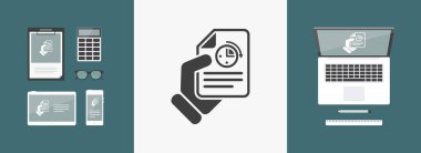 Belge zamanlama simgesini