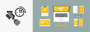 Simge yemek için zaman