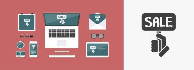 indirim etiketi simgesi