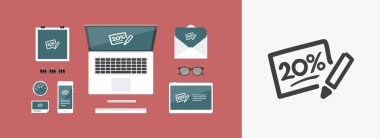 indirim etiketi simgesi