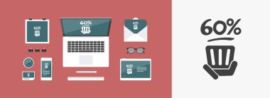 indirim etiketi simgesi