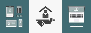 Otel ikonu. Porter servisi.