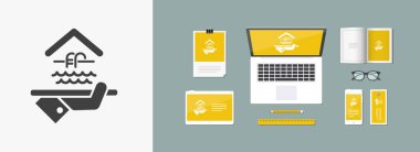 Otel ikonu. Yüzme Havuzu.