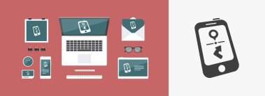 Mobil navigasyon sistem kutsal kişilerin resmi