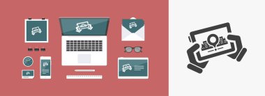 şehir haritası simgesini