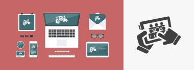 sosyal ağ simgesini