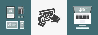 Tablet basit simgesi