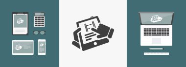 tablet simgesi üzerinde video