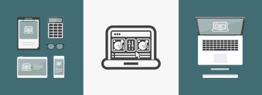 DJ karıştırma konsol simgesi