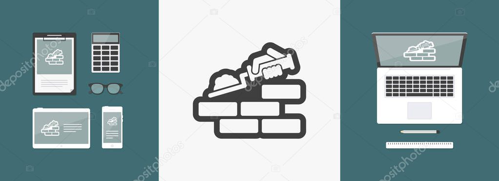 Building flat icon