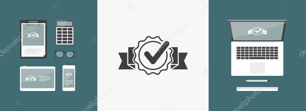 Approval check icon