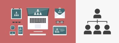 Takım ağ kutsal kişilerin resmi