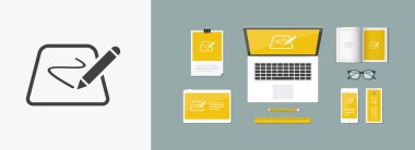 Tasarımcı tablet simgesi