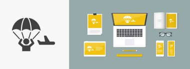 Uçaktan atlama paraşütçü 