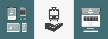 Tren Hizmetleri - Minimal simgesi