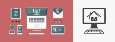 Teslimat Hizmetleri - kurye veya posta simgesi