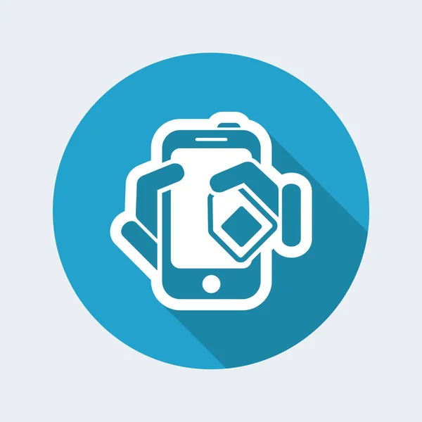 Phone card icon — Stock Vector