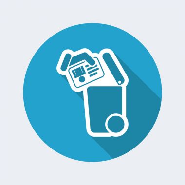 Atık toplama simgesini ayır 