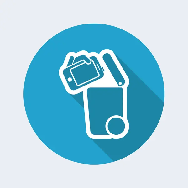 Separate waste collection icon — Stock Vector