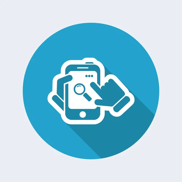 Smartphone proste ikona — Wektor stockowy