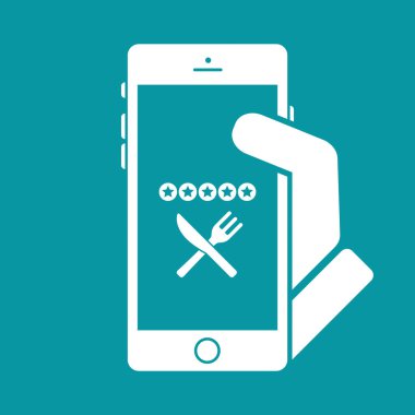 Restoran değerlendirme simgesi