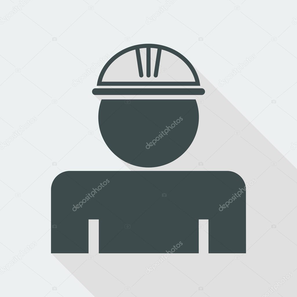 Worker icon illustration