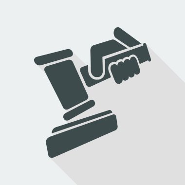 çekiç yargıç simgesi