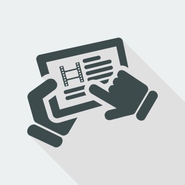 Tablet basit simgesi